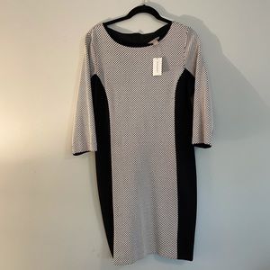 Black and White Block Dress Size 12